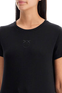 Pinko short-sleeved t-shirt with embroidery