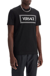 Versace embroidered logo t-shirt