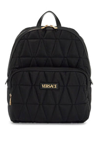 Versace quilted nylon backpack