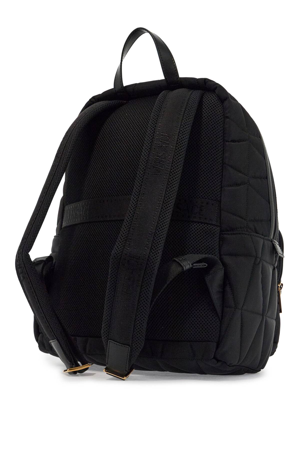 Versace quilted nylon backpack