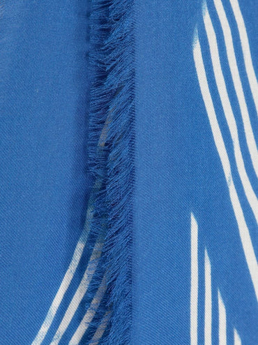 Alexander McQueen Scarfs Blue