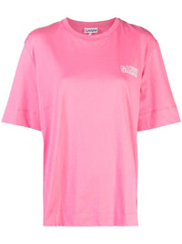 GANNI T-shirts and Polos Pink