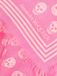 Alexander McQueen Scarfs Pink