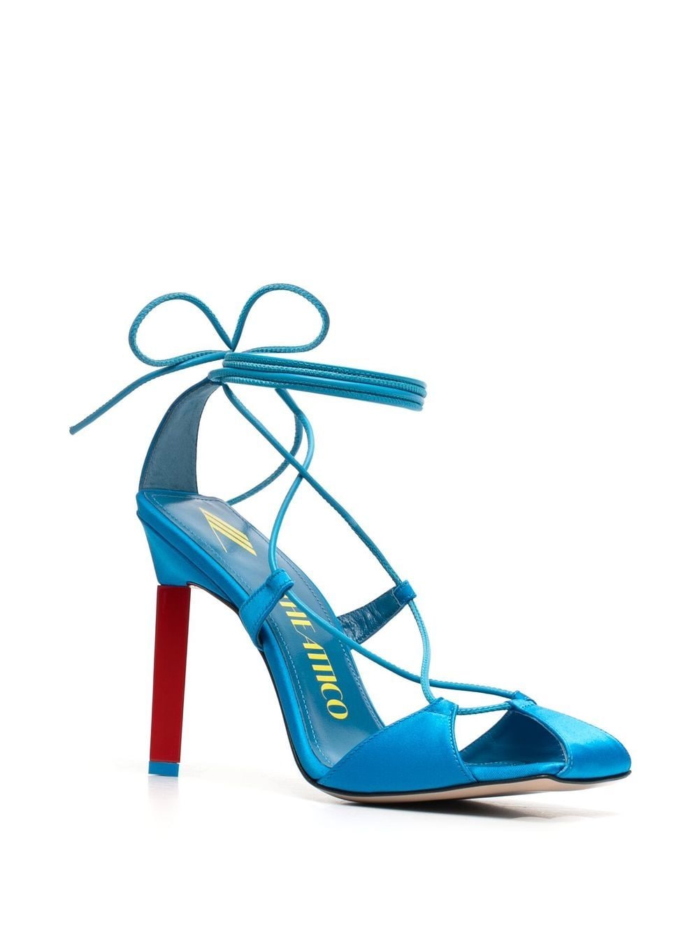 The Attico Sandals Clear Blue