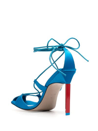 The Attico Sandals Clear Blue