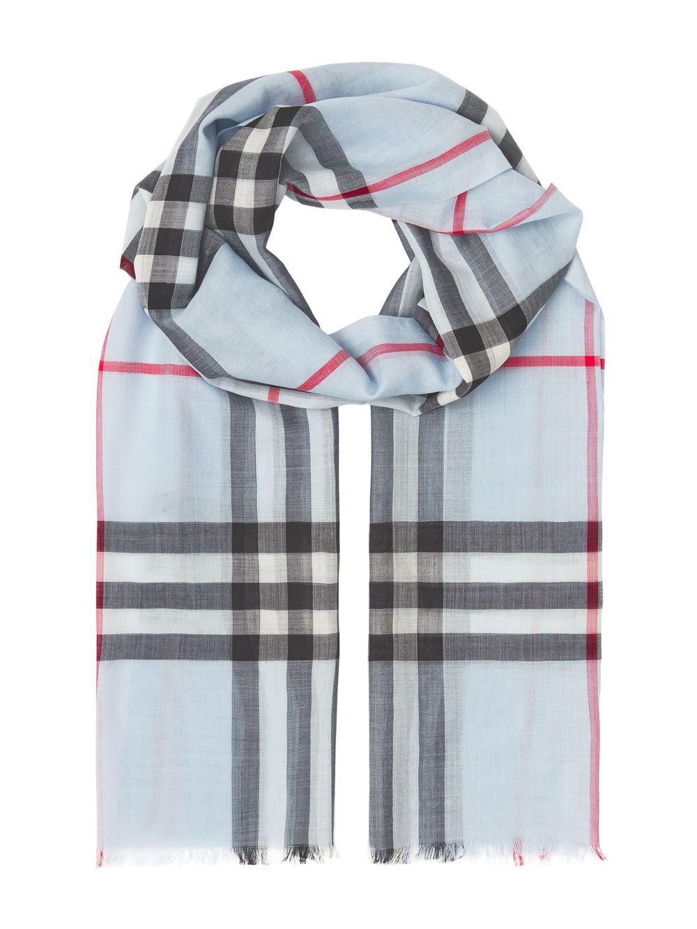 Burberry Scarfs Clear Blue