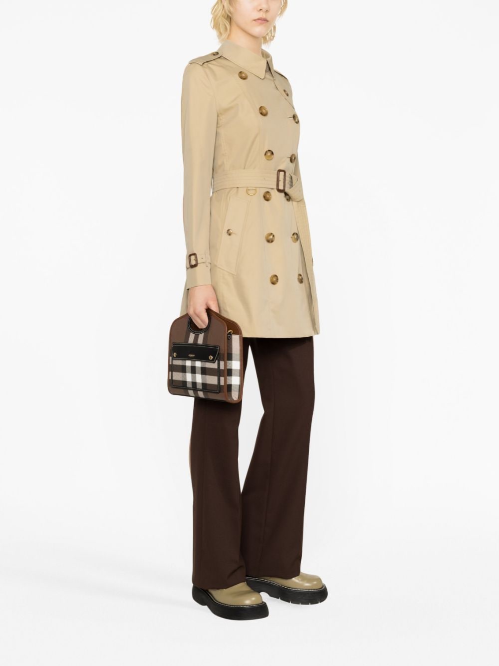 Burberry Coats Beige