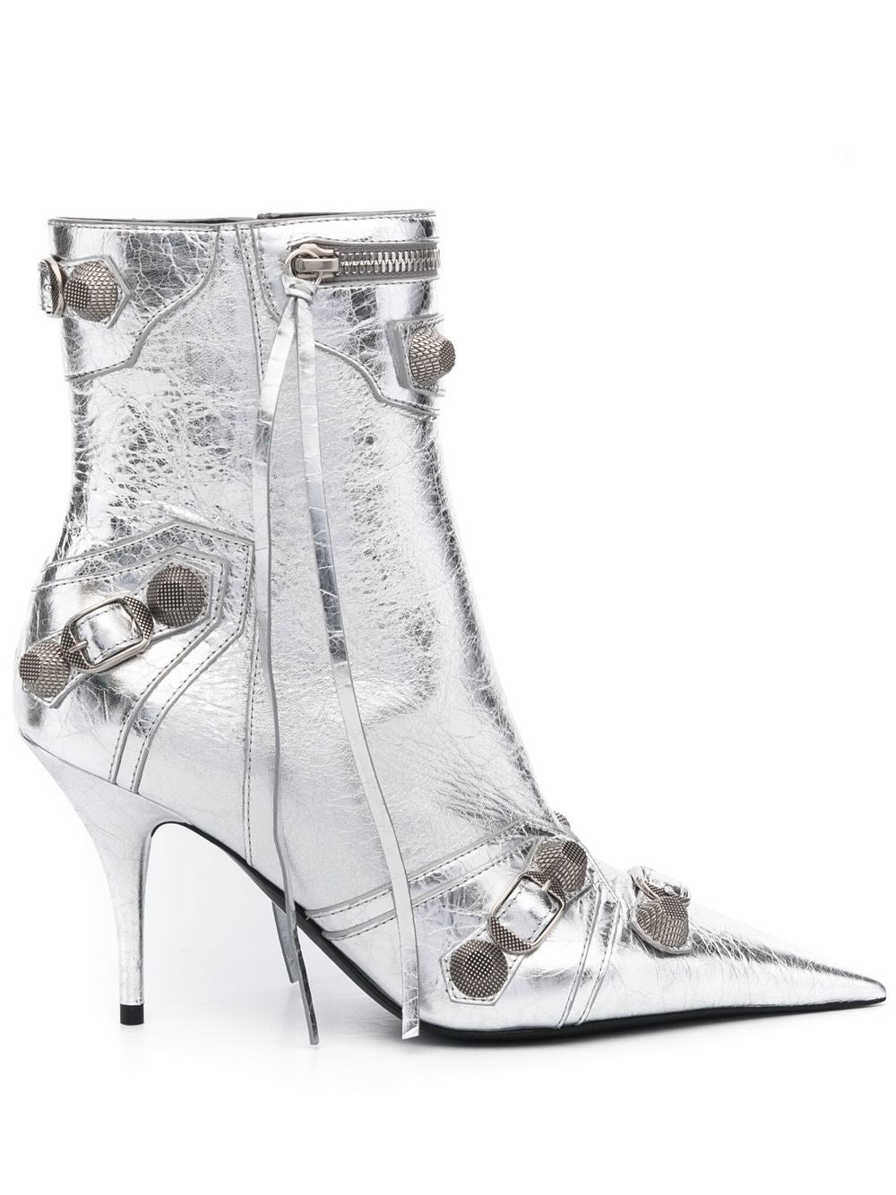 Balenciaga Boots Silver