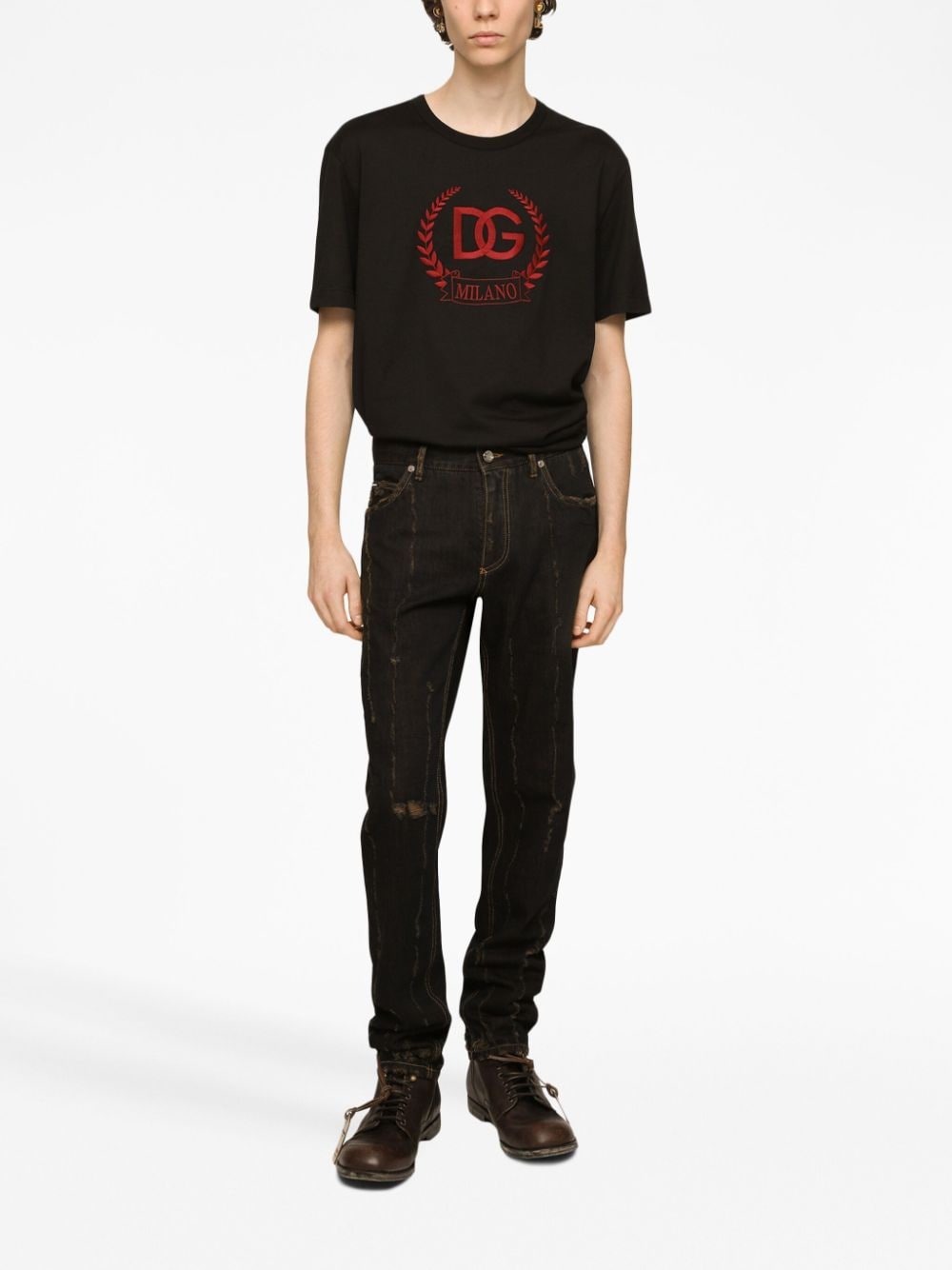 Dolce & Gabbana T-shirts and Polos Black