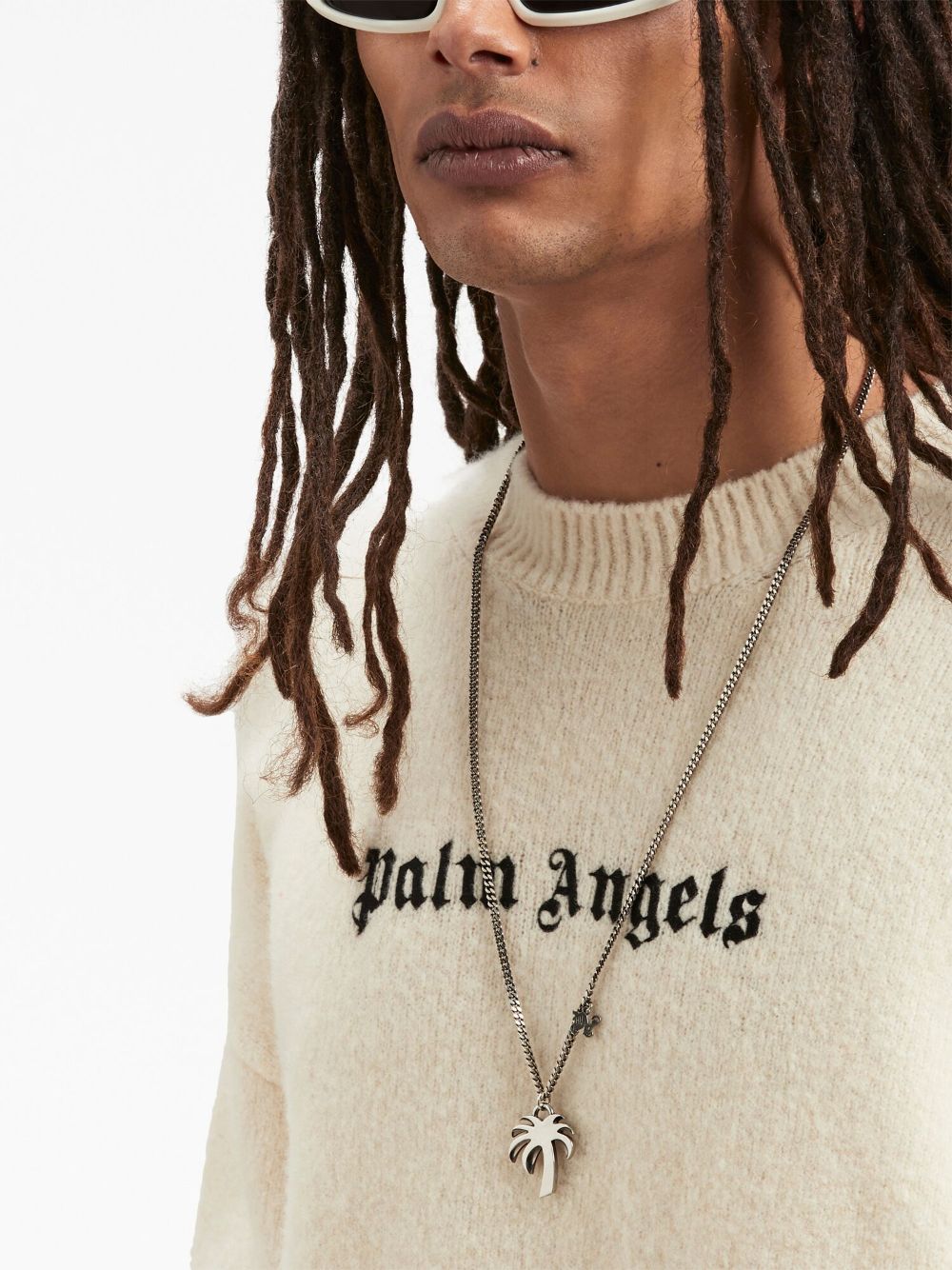 Palm Angels Sweaters White