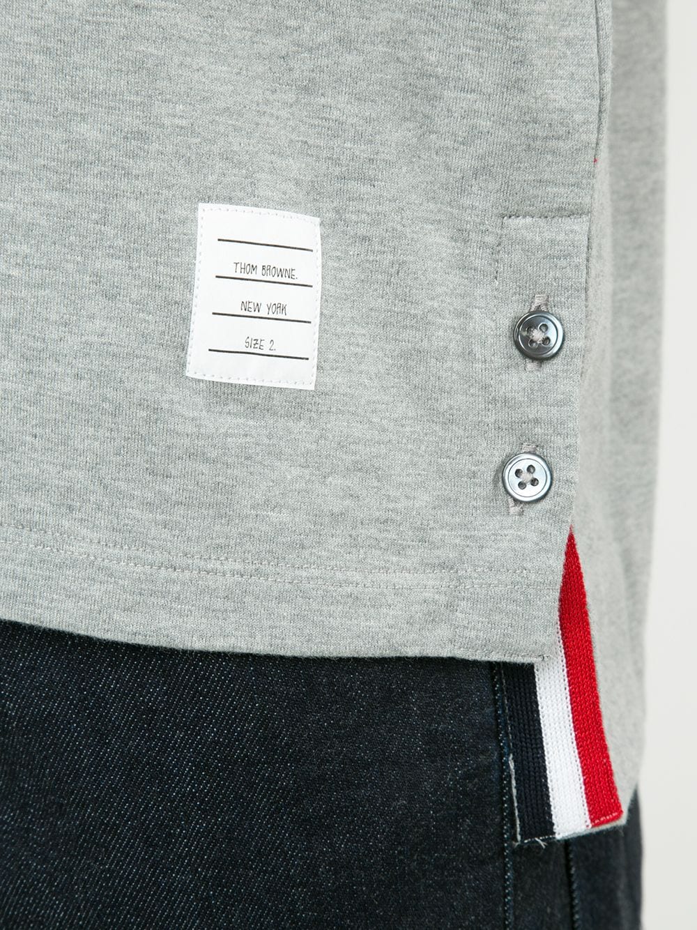 Thom Browne T-shirts and Polos Grey