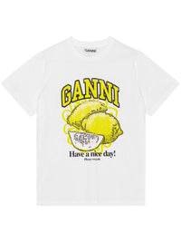 GANNI T-shirts and Polos White