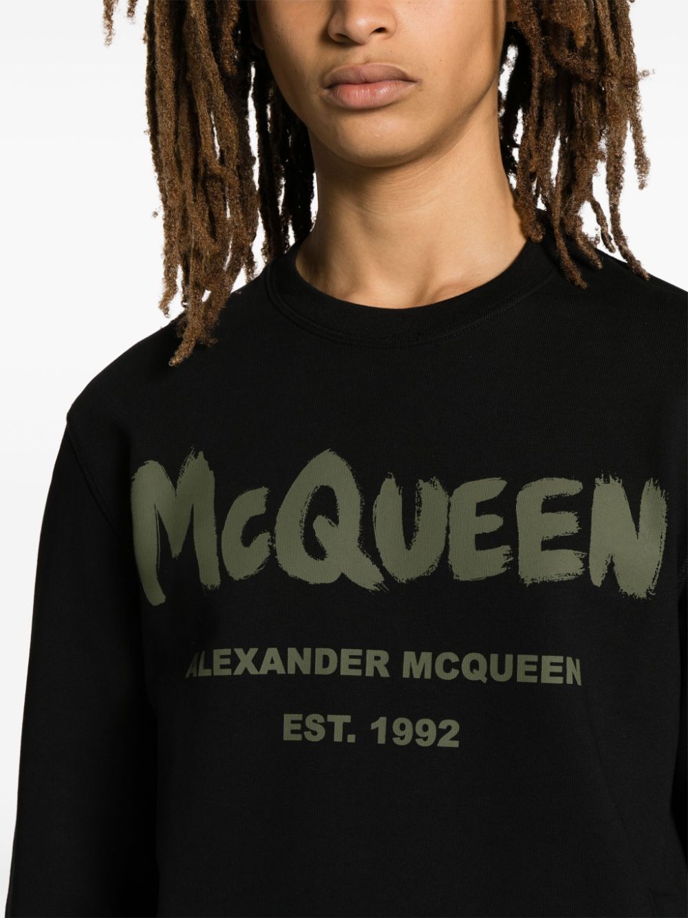 Alexander McQueen Sweaters Black