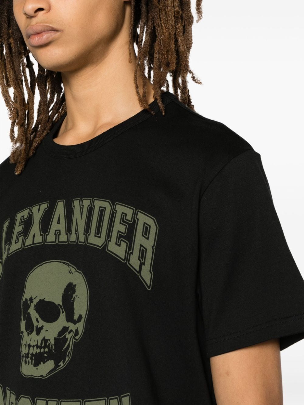 Alexander McQueen T-shirts and Polos Black