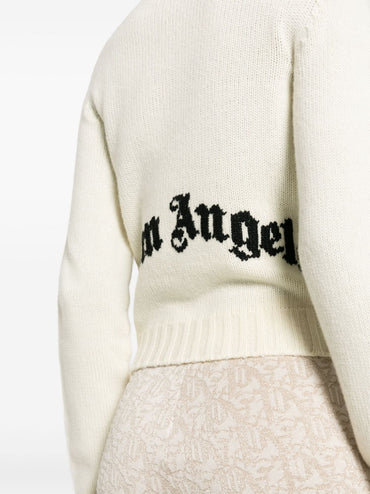 Palm Angels Sweaters White