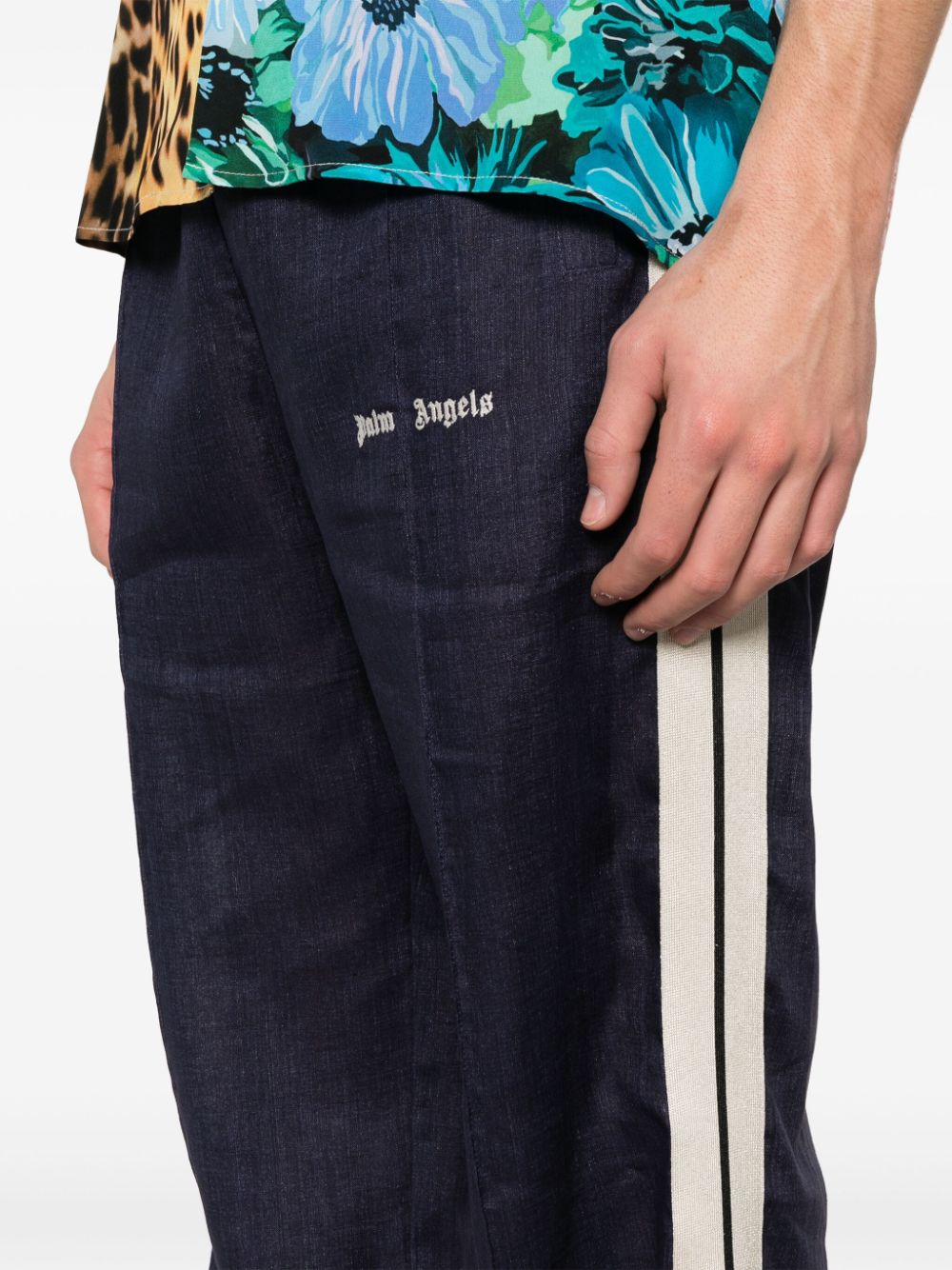 Palm Angels Trousers Blue