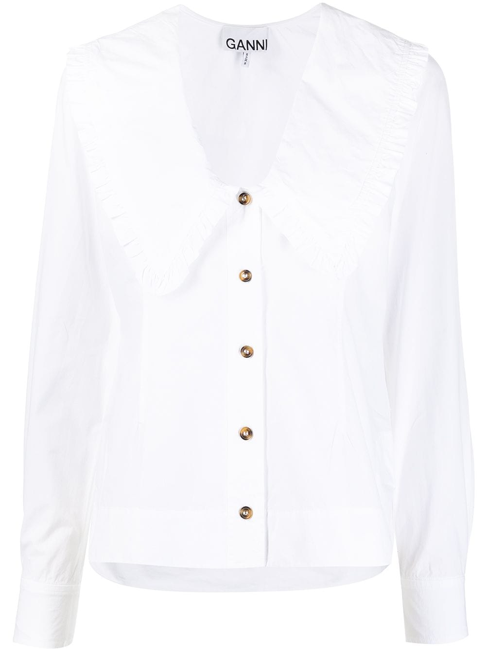 GANNI Shirts White