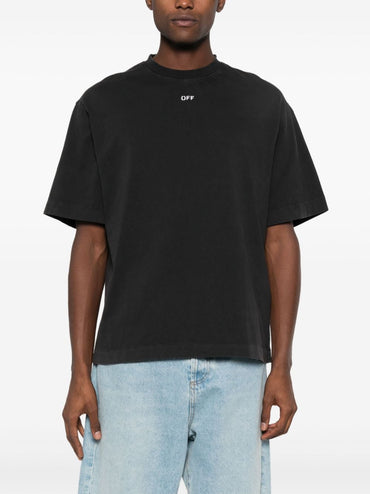 Off White T-shirts and Polos Black