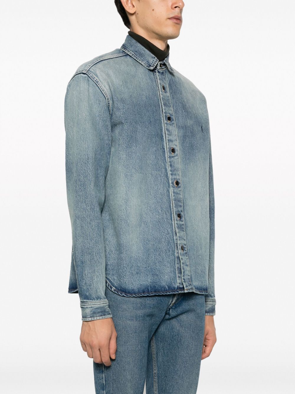 Saint Laurent Saint Laurent  Shirts Clear Blue