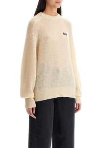 Rotate mohair blend pullover sweater