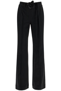 Rotate elegant pink recycled polyester women's trousers