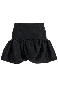 Rotate jacquard mini skirt