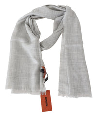 Missoni Elegant Beige Wool Silk Unisex Scarf