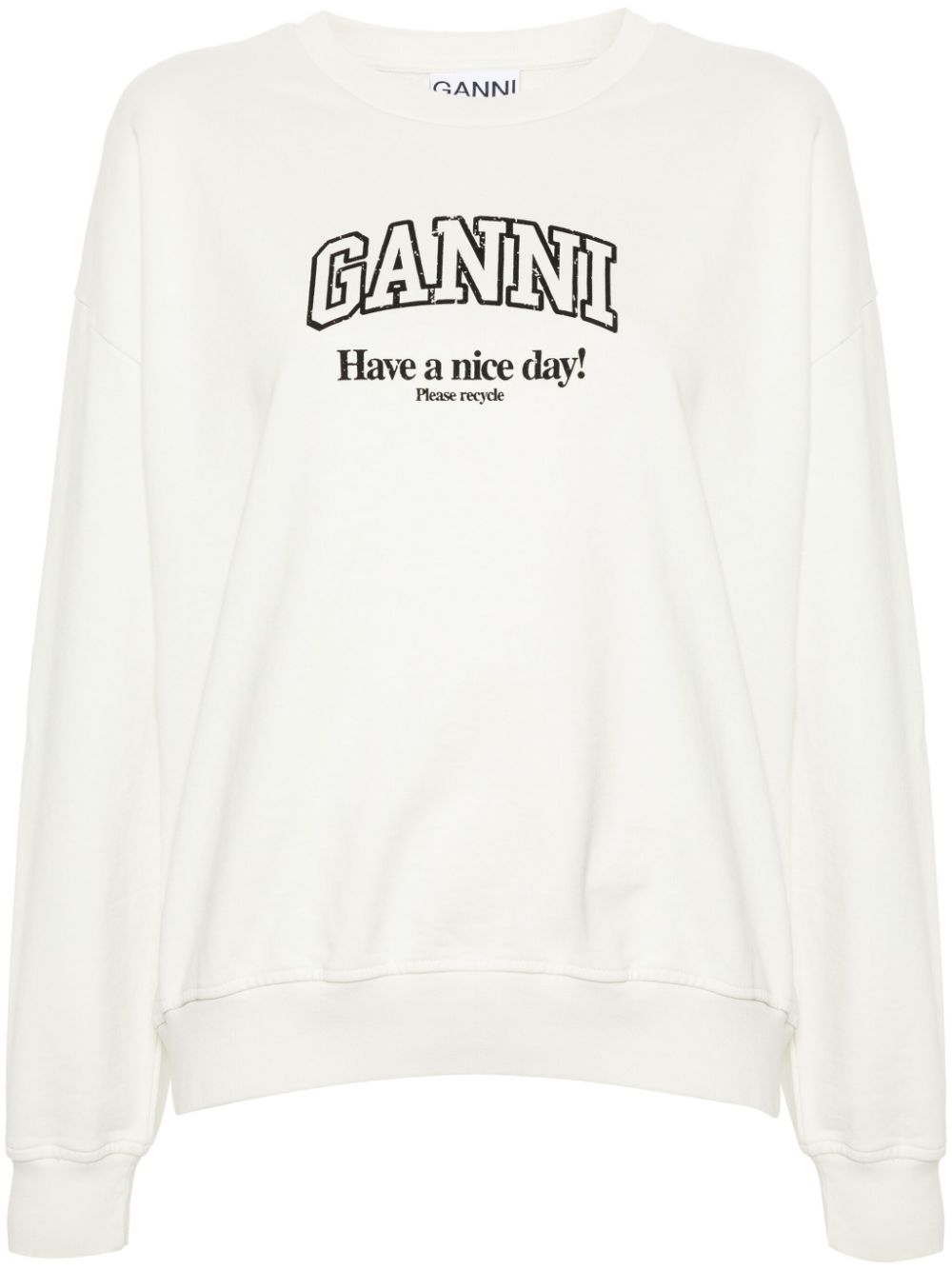 GANNI Sweaters White