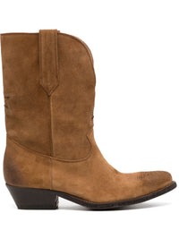 Golden Goose Boots Leather Brown