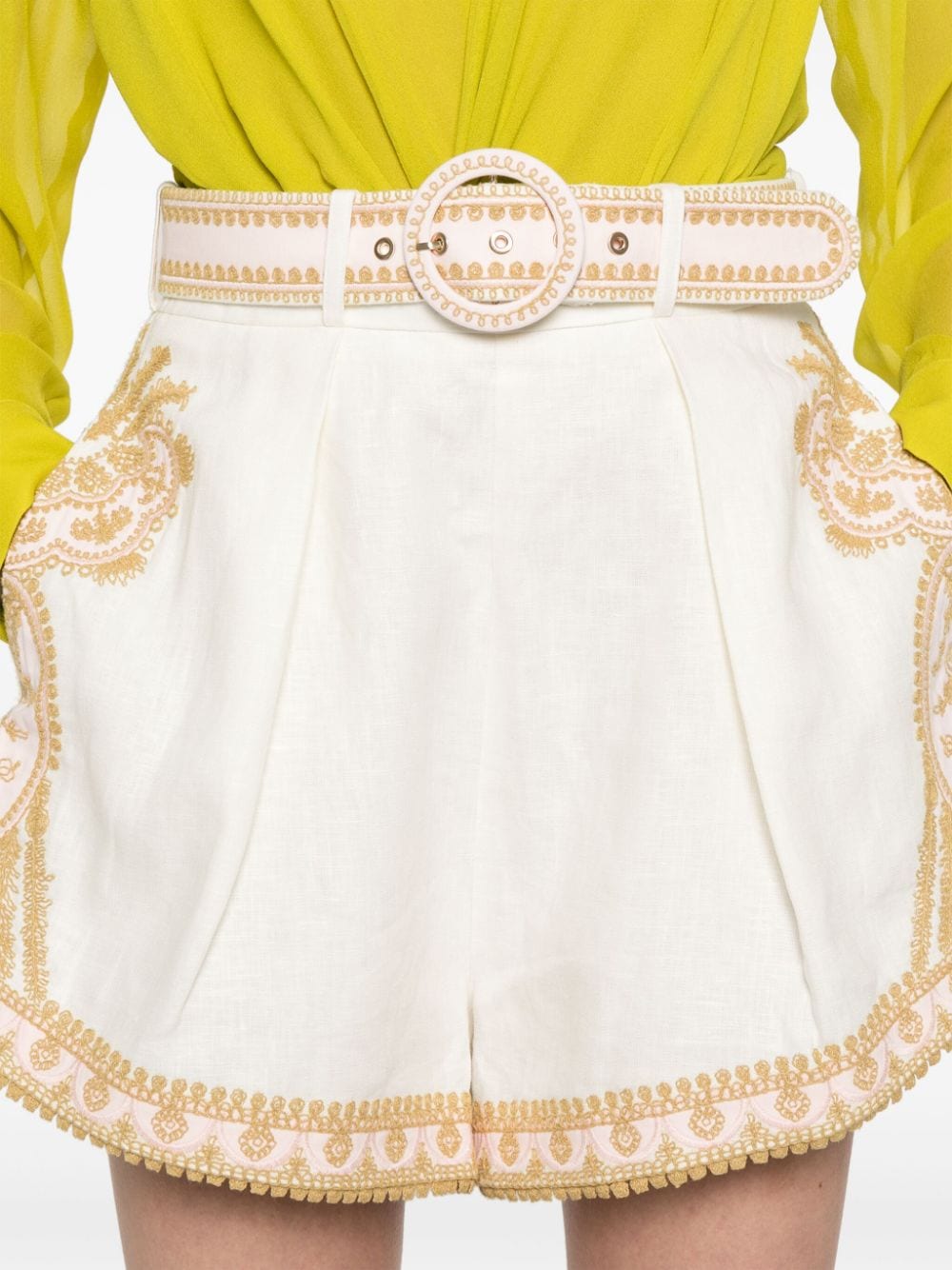 Zimmermann Shorts Beige