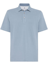 Brunello Cucinelli T-shirts and Polos Clear Blue