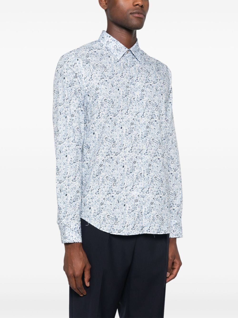 Paul Smith Shirts Clear Blue