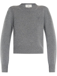 Ami Paris Sweaters Grey