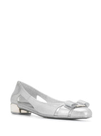 Ferragamo With Heel Silver