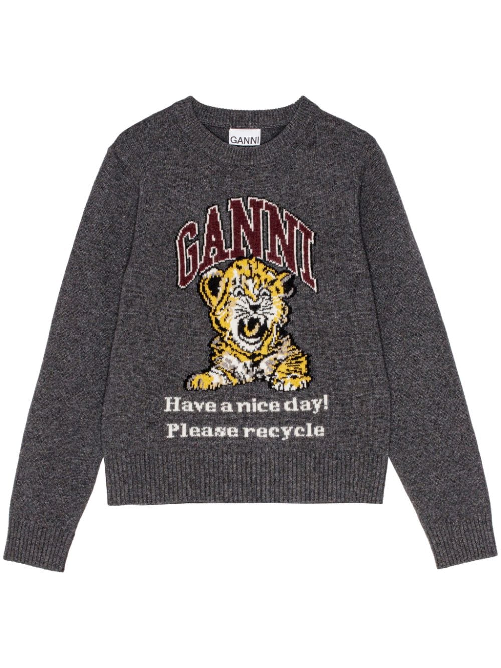 GANNI Sweaters Grey