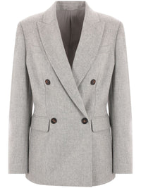 Brunello Cucinelli Jackets Grey