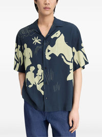 JACQUEMUS Shirts Blue