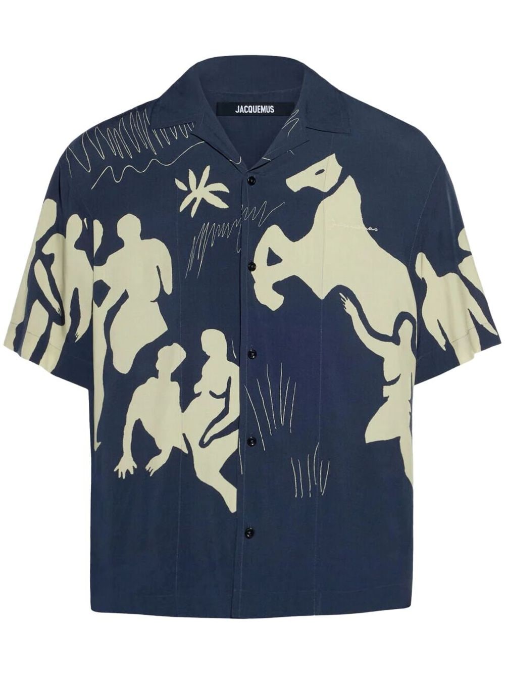 JACQUEMUS Shirts Blue