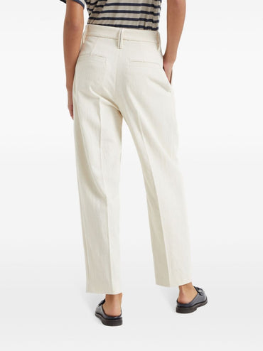 Brunello Cucinelli Trousers White