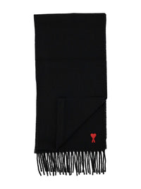 Ami Paris Scarfs Black