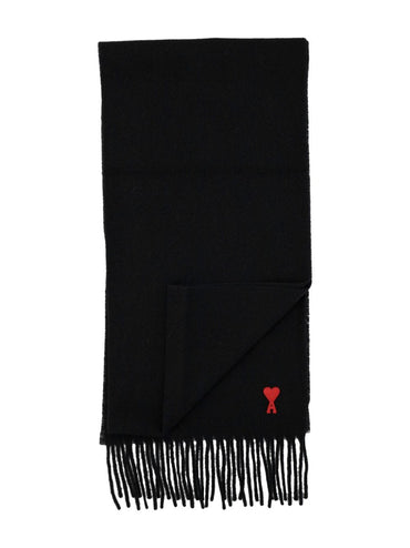 Ami Paris Scarfs Black