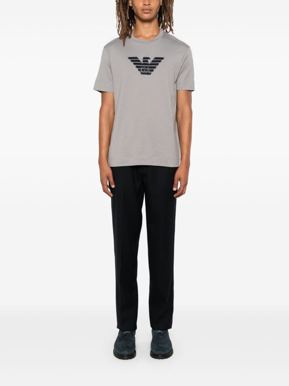 Emporio Armani T-shirts and Polos Grey