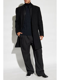 Emporio Armani Coats Black