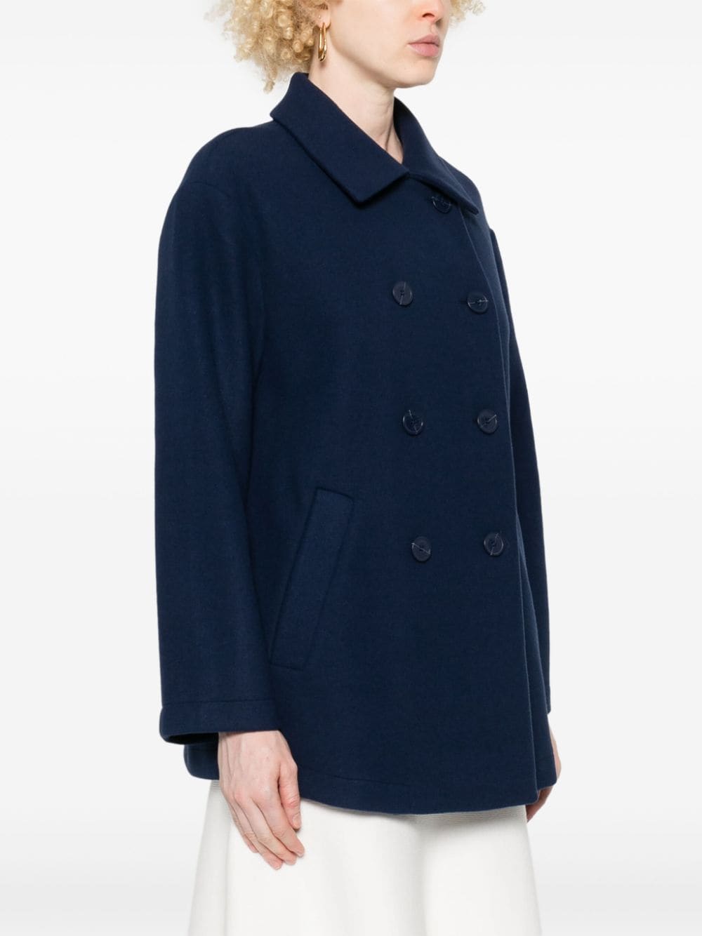 Emporio Armani Coats Blue