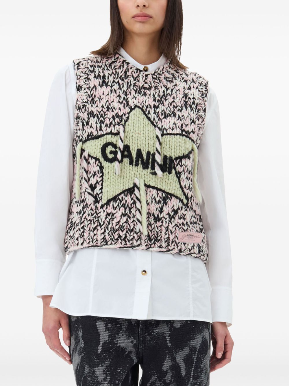 GANNI Sweaters Pink