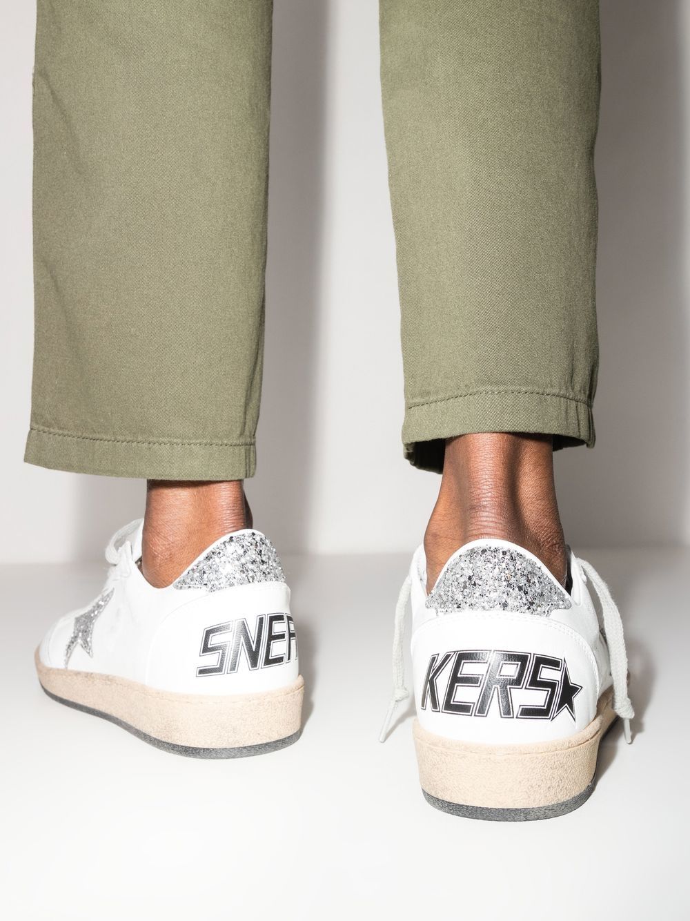 Golden Goose Sneakers Silver