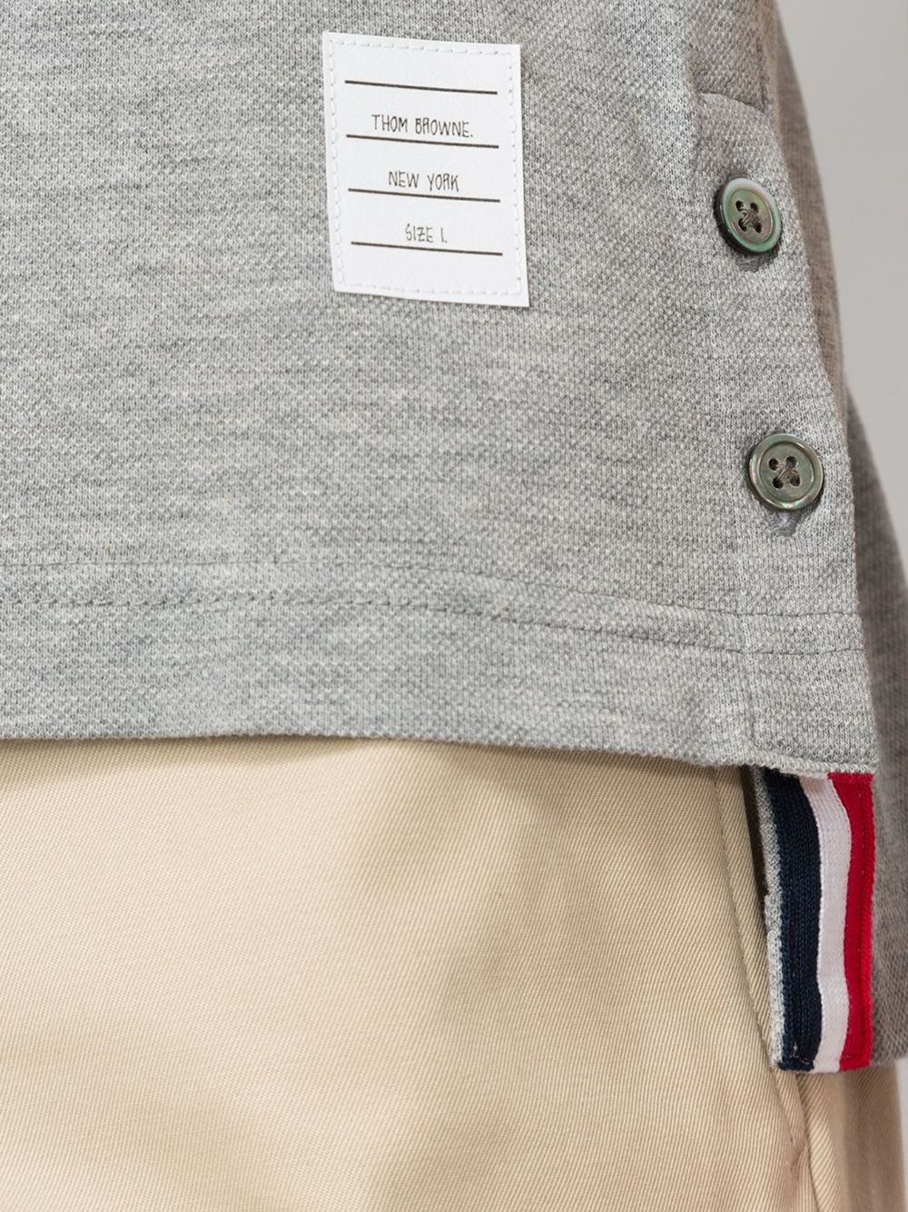 Thom Browne T-shirts and Polos Light Grey