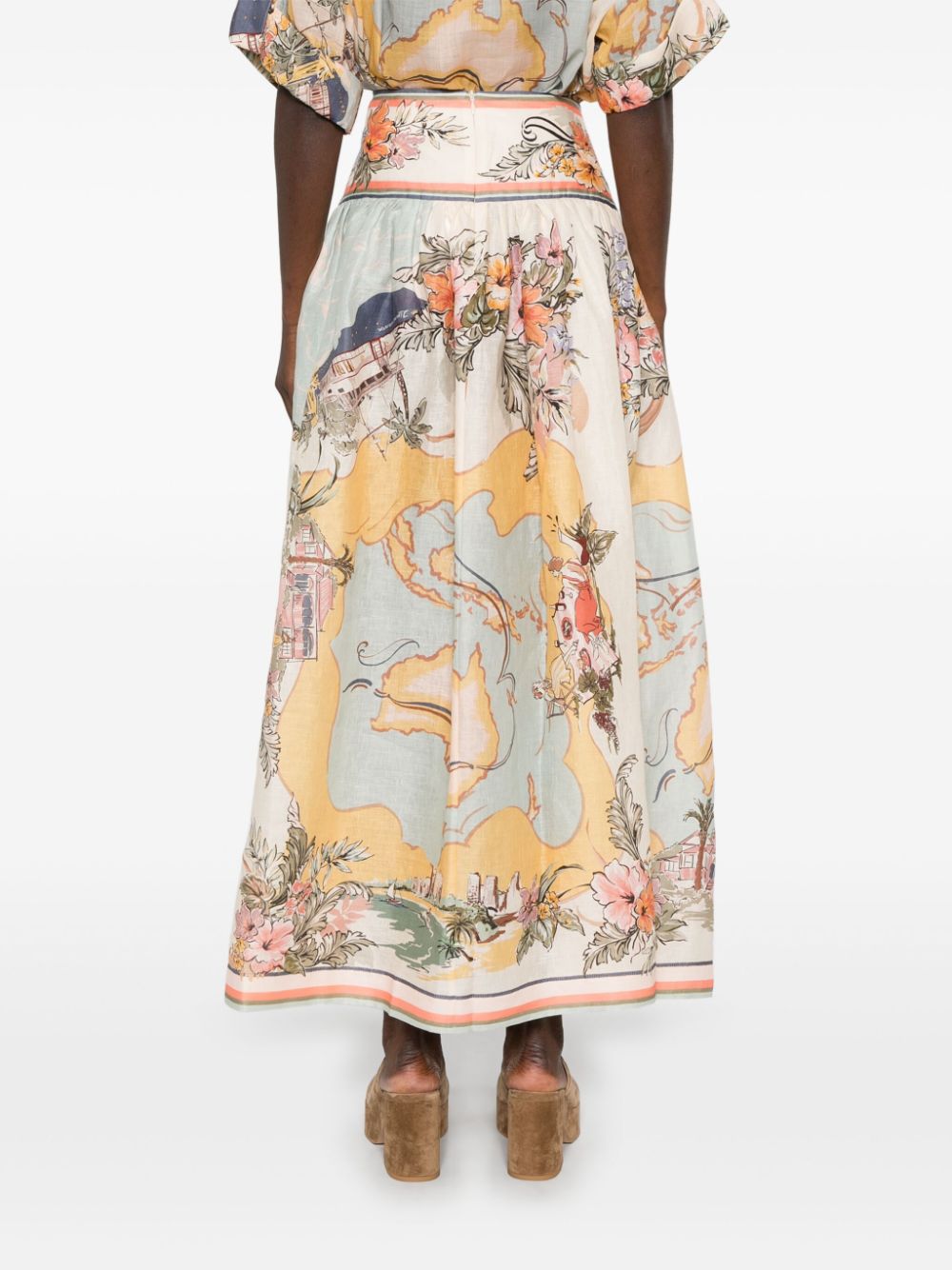 Zimmermann Skirts Beige