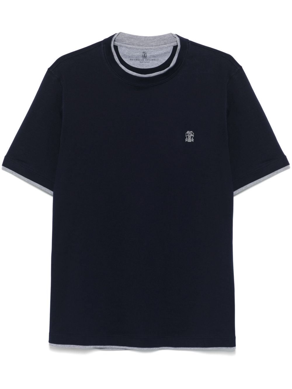 Brunello Cucinelli T-shirts and Polos Blue