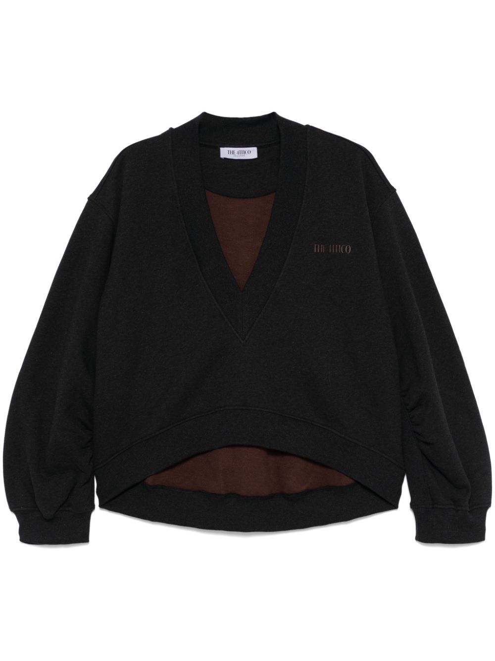 The Attico Sweaters Black